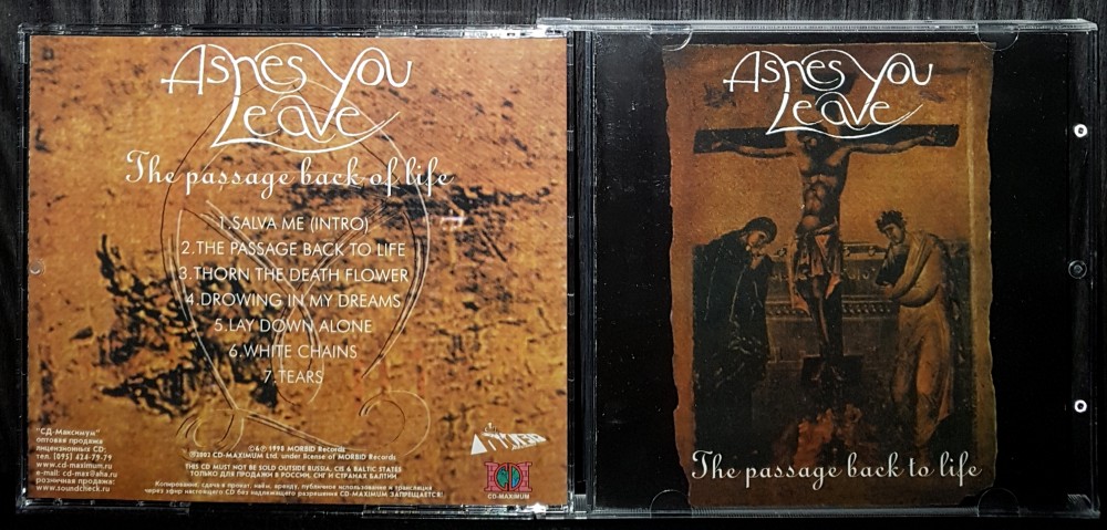 Ashes You Leave - The Passage Back to Life CD Photo