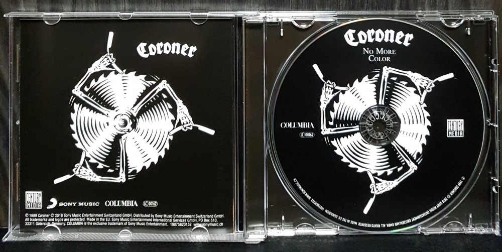 Coroner - No More Color CD Photo | Metal Kingdom