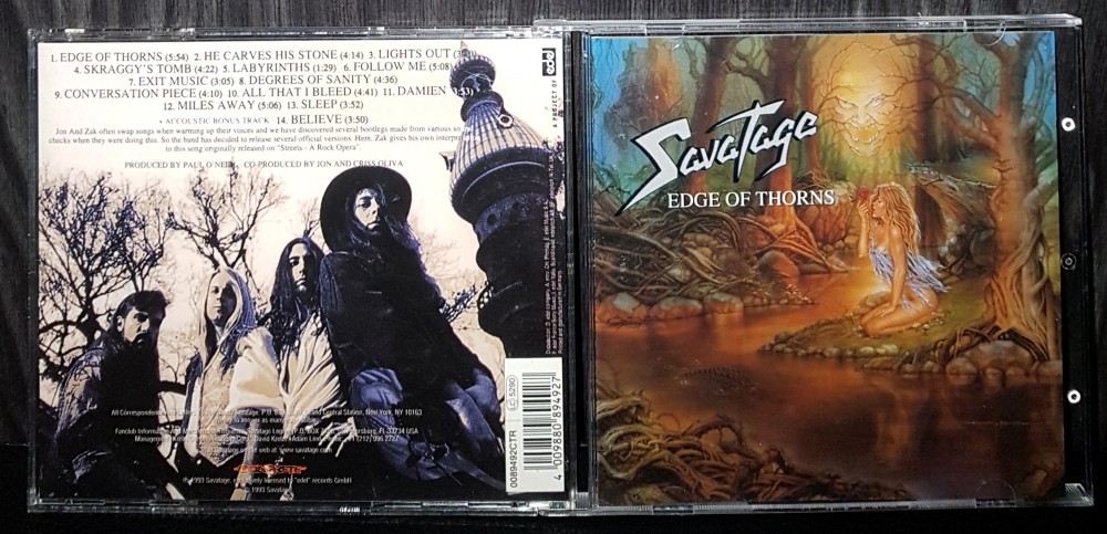 Savatage - Edge of Thorns CD Photo