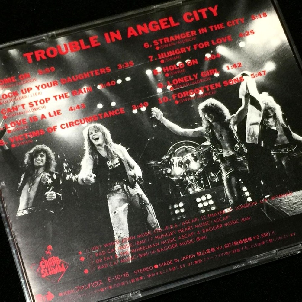 Lion - Trouble in Angel City CD Photo