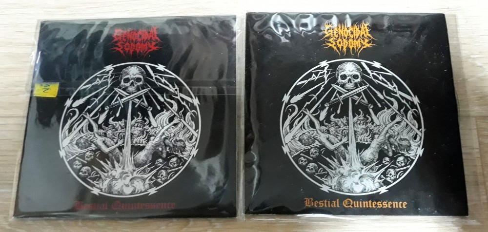 Genocidal Sodomy - Bestial Quintessence CD Photo