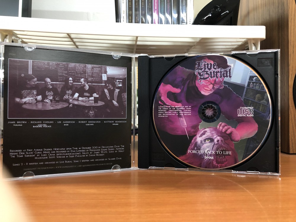 Live Burial - Forced Back to Life CD Photo