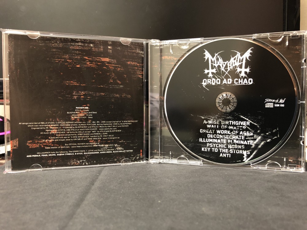 Mayhem - Ordo ad Chao CD Photo