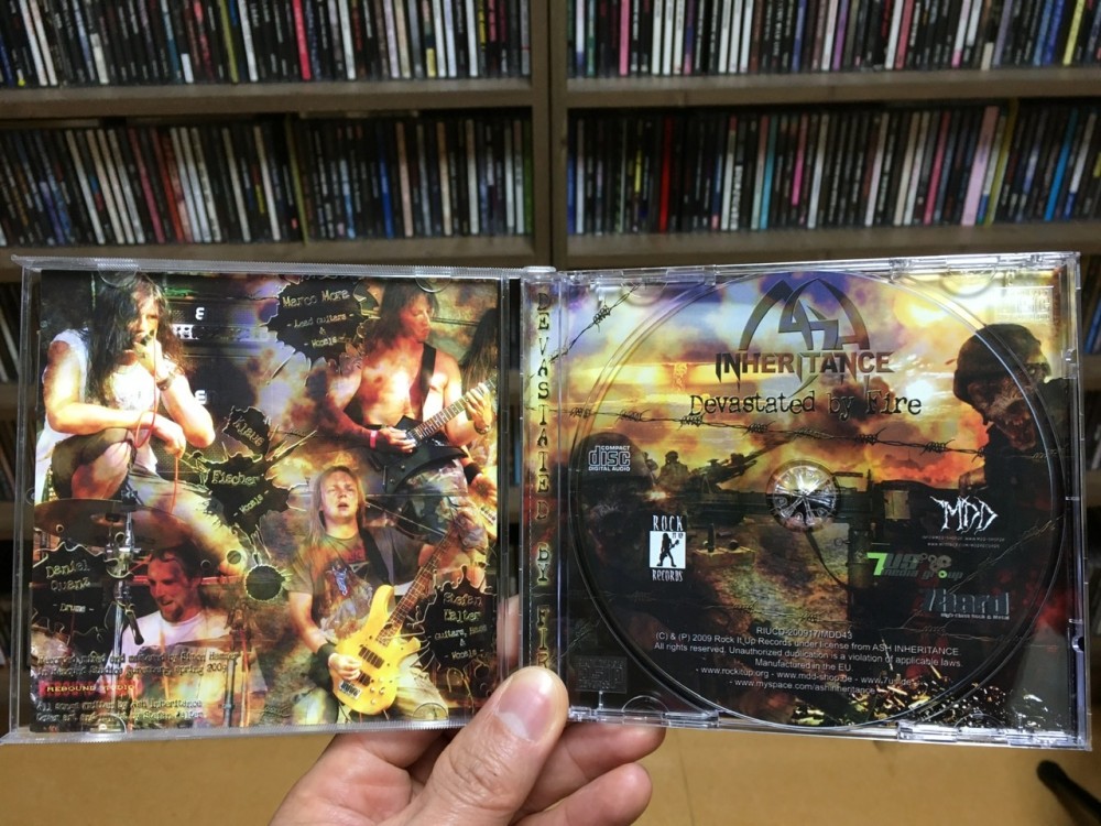 Ash Inheritance - Devastated by Fire CD Photo