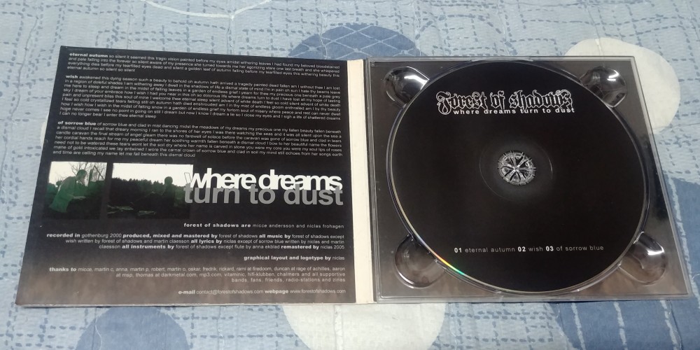 Forest of Shadows - Where Dreams Turn to Dust CD Photo