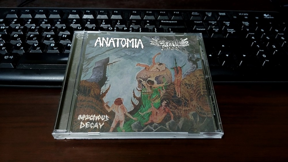 Anatomia / Cryptic Brood - Infectious Decay CD Photo