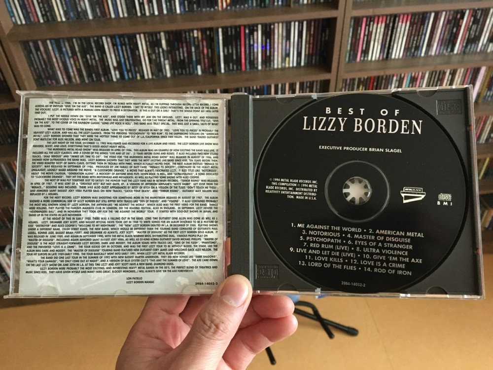 Lizzy Borden - Best of Lizzy Borden CD Photo