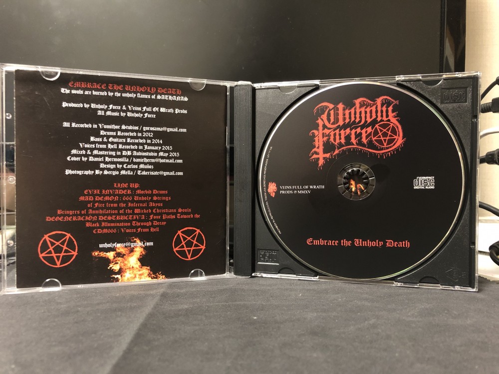 Unholy Force - Embrace the Unholy Death CD Photo