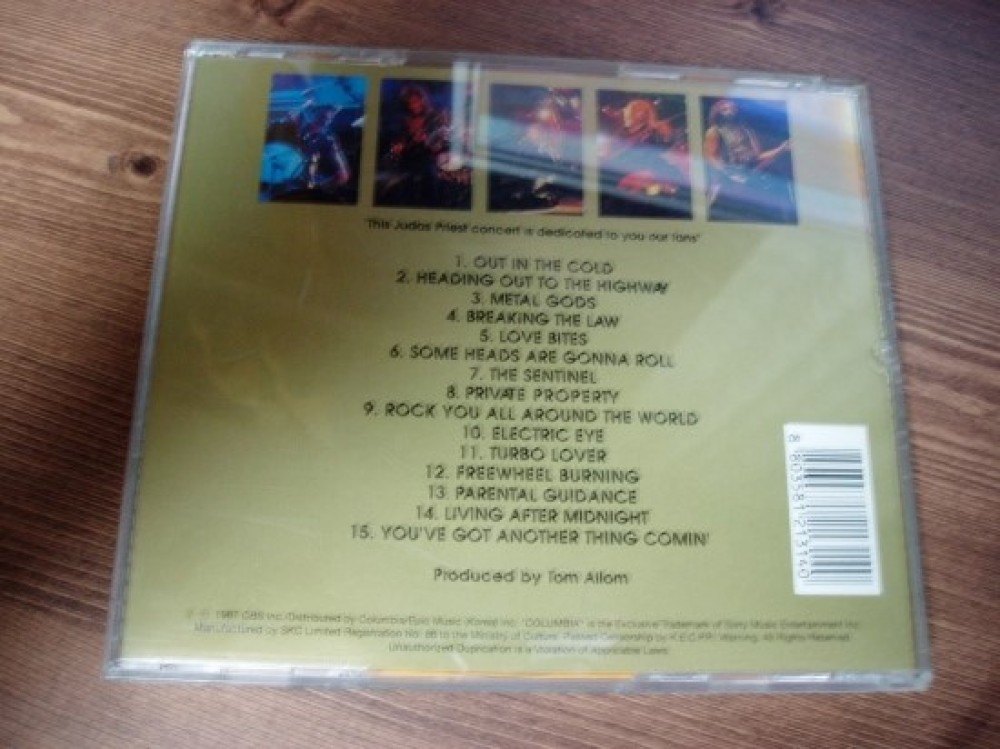 Judas Priest - Priest... Live! CD Photo
