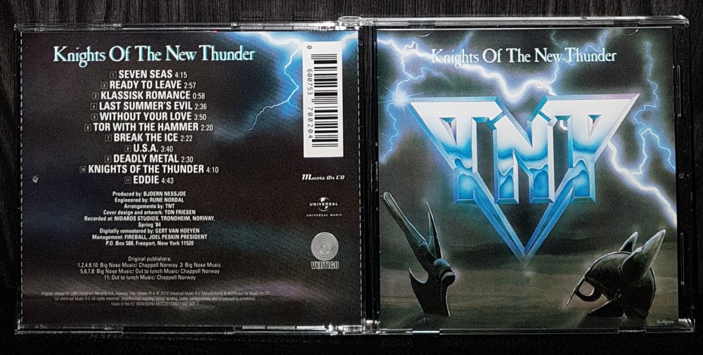 TNT - Knights of the New Thunder CD Photo