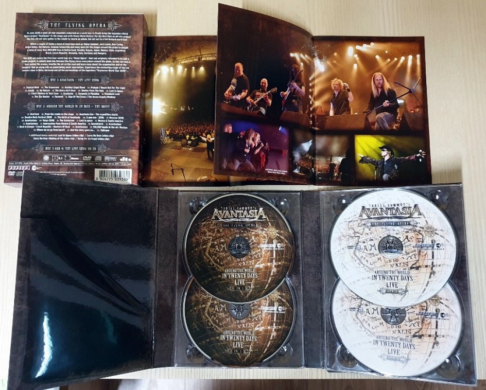 Avantasia - The Flying Opera - Around the World in 20 Days - Live CD Photo