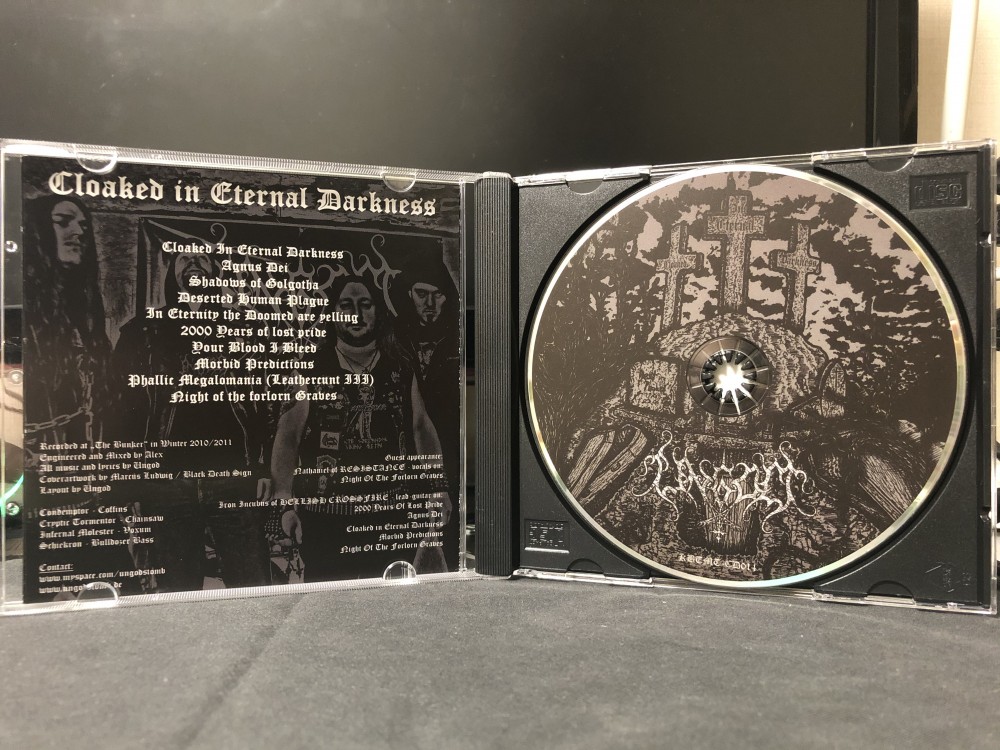 Ungod - Cloaked in Eternal Darkness CD Photo