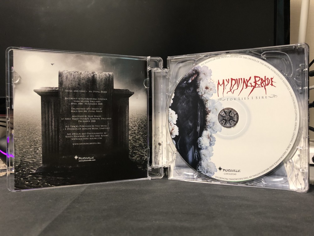 My Dying Bride - For Lies I Sire CD Photo