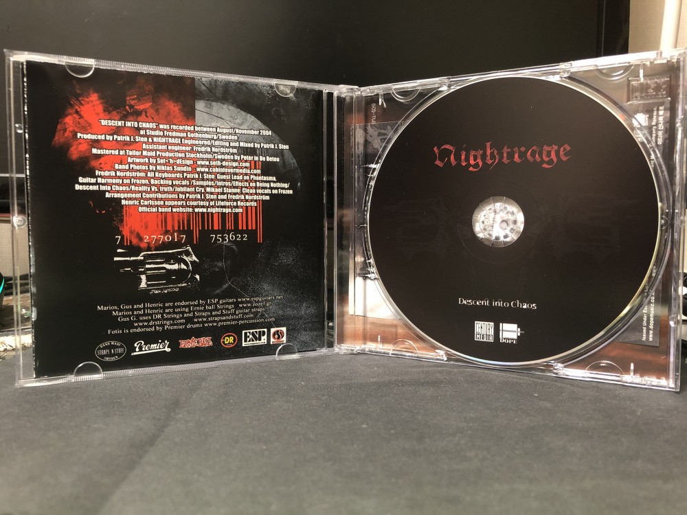 Nightrage - Descent Into Chaos CD Photo