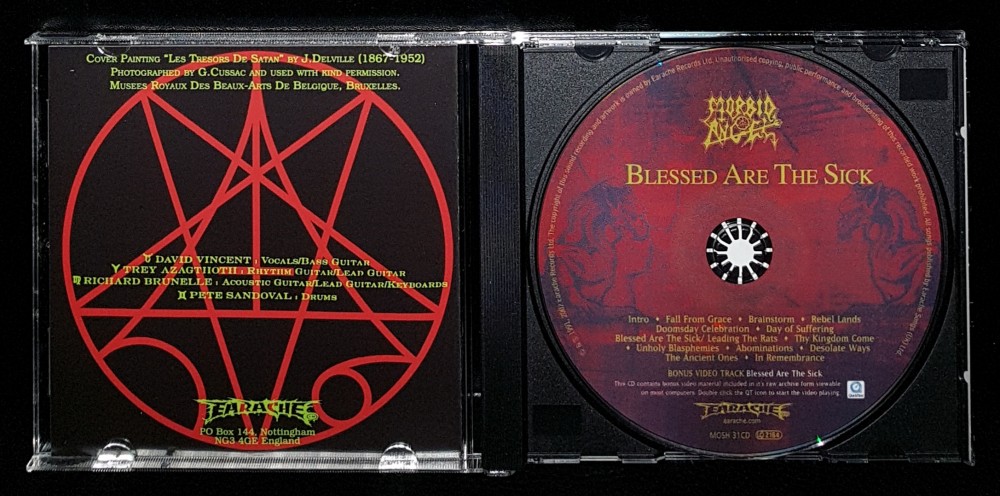 Morbid Angel - Blessed Are the Sick CD Photo