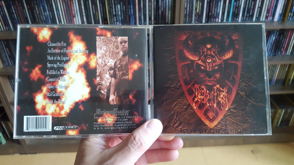 Deeds of Flesh - Mark of the Legion CD Photo