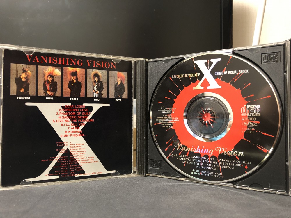 X Japan - Vanishing Vision CD Photo | Metal Kingdom