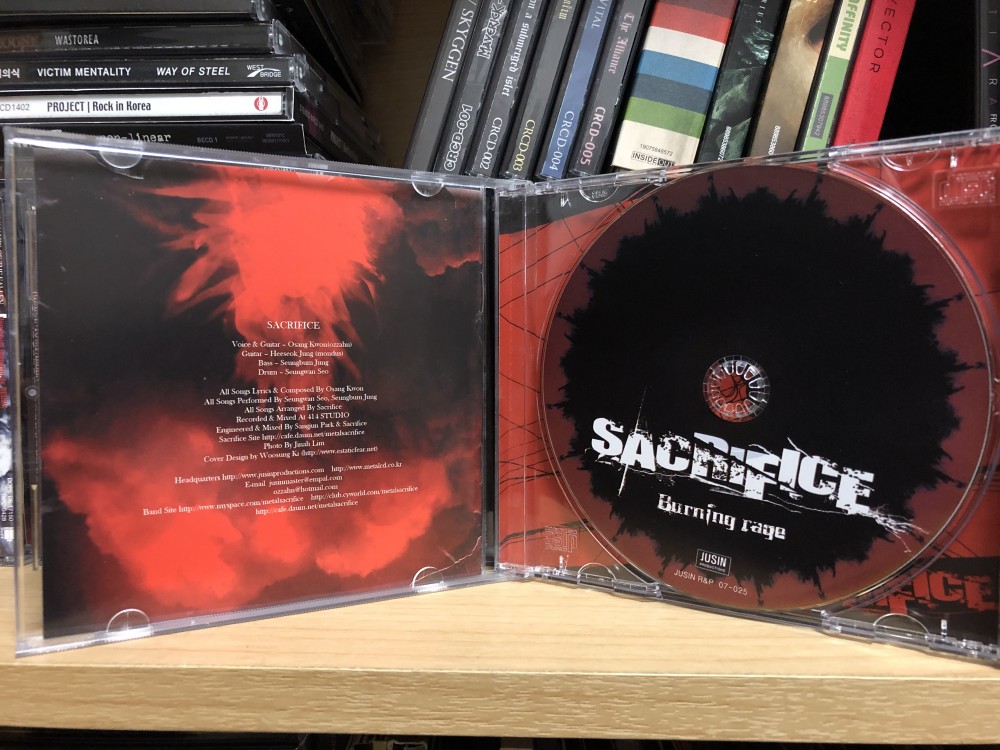 Sacrifice - Burning Rage CD Photo