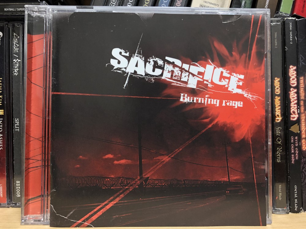Sacrifice - Burning Rage CD Photo