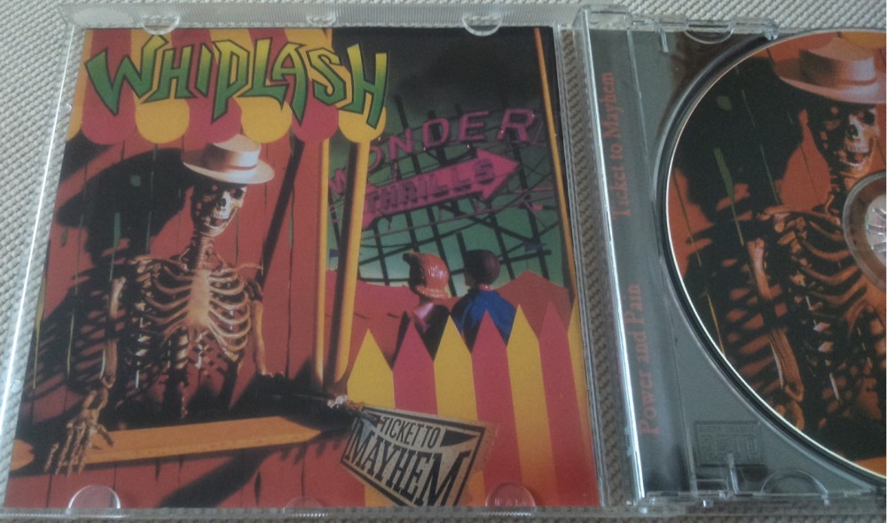 Whiplash - Ticket to Mayhem CD Photo