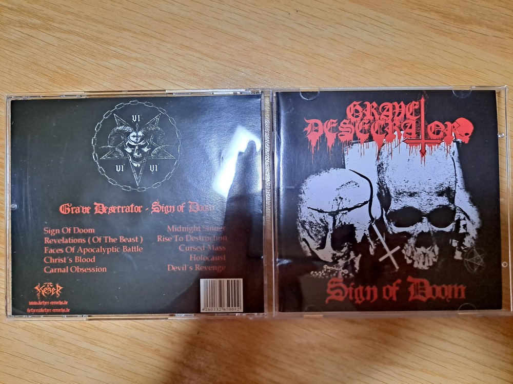 Grave Desecrator - Sign of Doom CD Photo