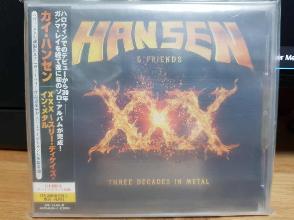 Hansen & Friends - XXX - Three Decades in Metal CD, DVD Photo