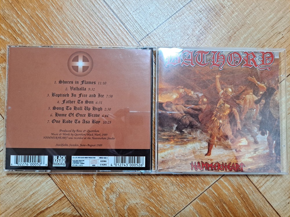 Bathory - Hammerheart CD Photo