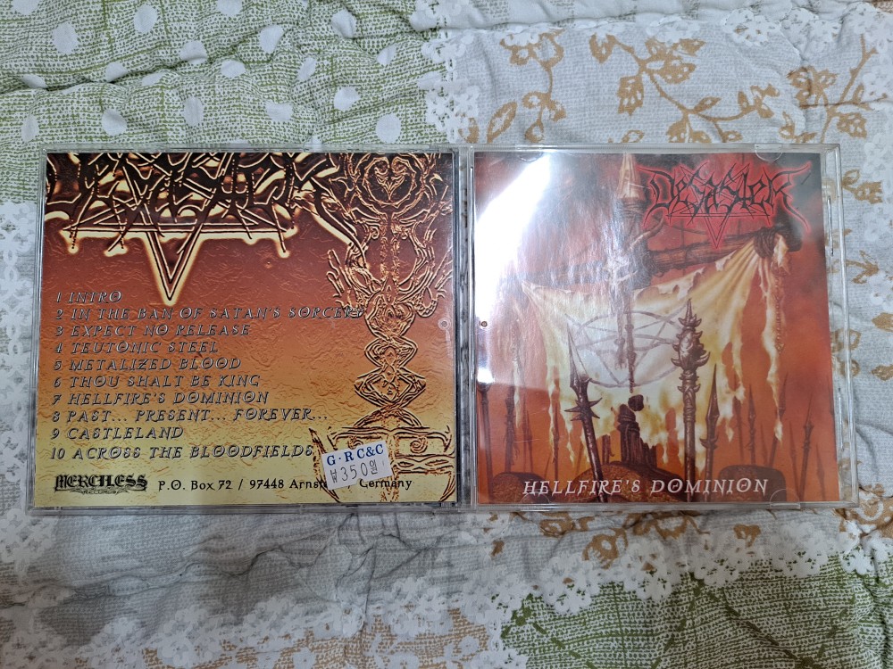 Desaster - Hellfire's Dominion CD Photo
