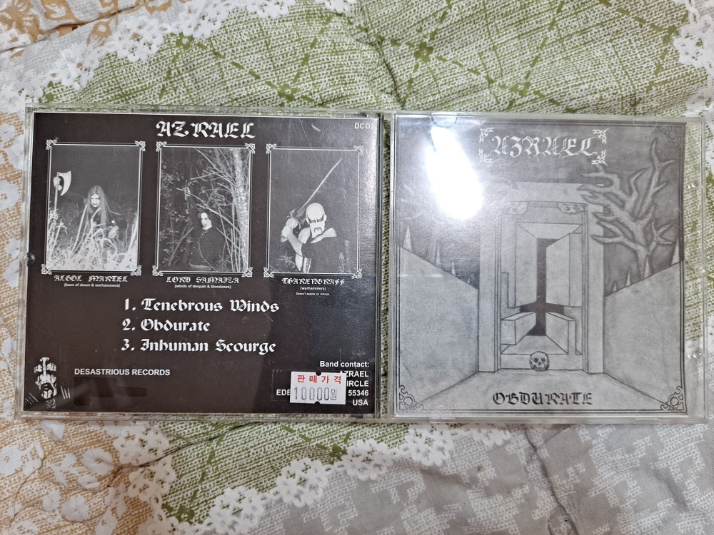 Azrael - Obdurate CD Photo