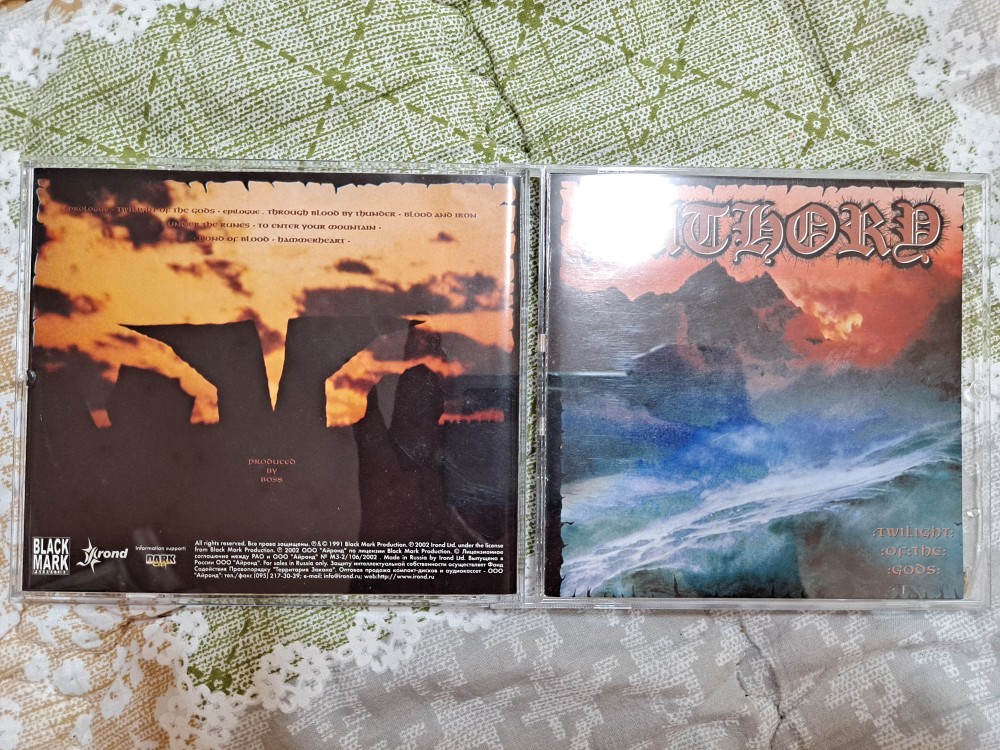 Bathory - Twilight of the Gods CD Photo