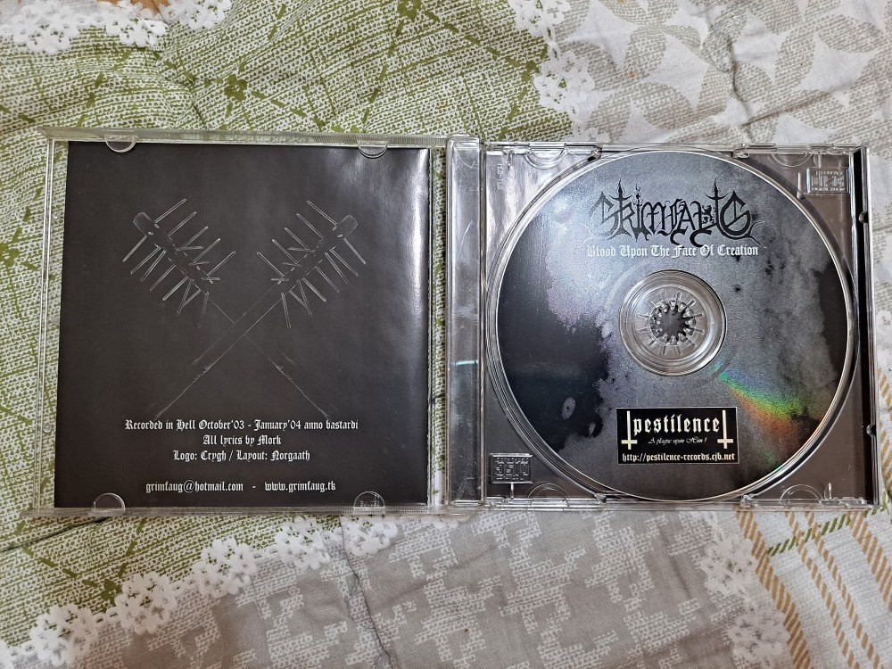 Grimfaug - Blood Upon the Face of Creation CD Photo