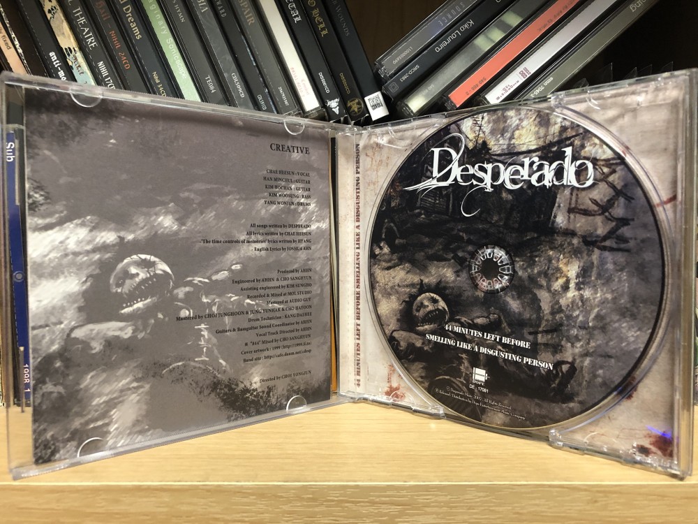 Desperado - 44 Minutes Left Before Smelling Like a Disgusting Person CD Photo