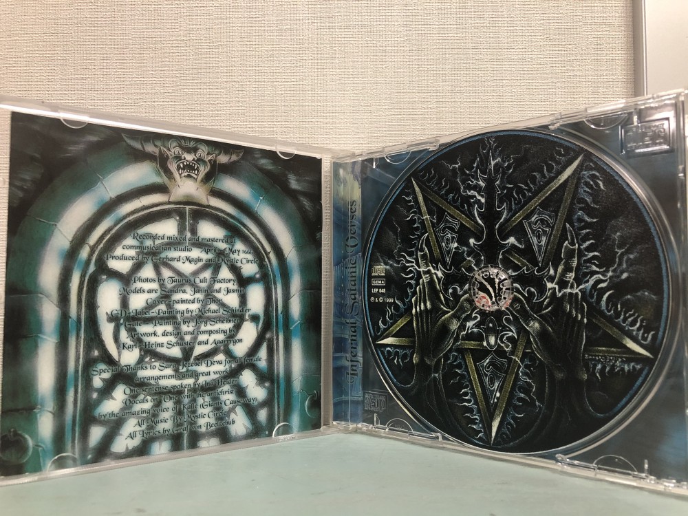 Mystic Circle - Infernal Satanic Verses CD Photo