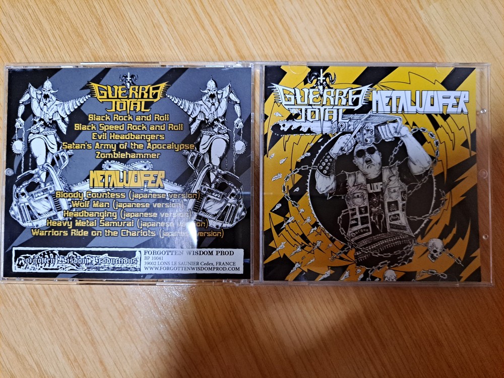 Guerra Total - Guerra Total & Metalucifer CD Photo