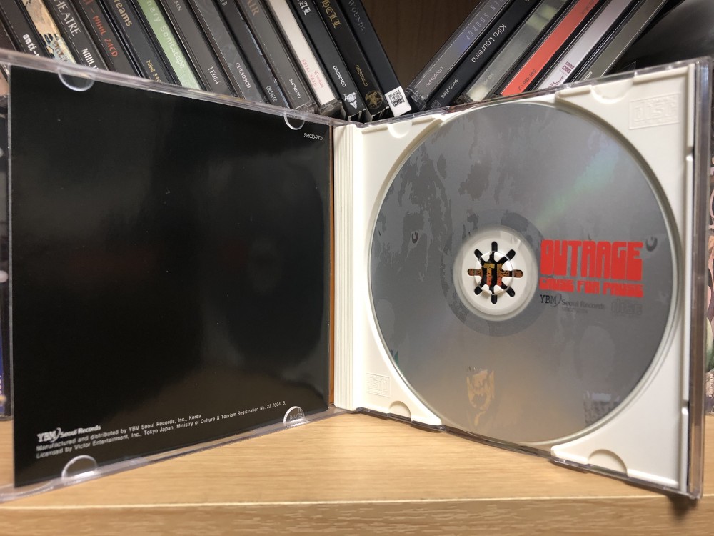 Outrage - Cause for Pause CD Photo | Metal Kingdom