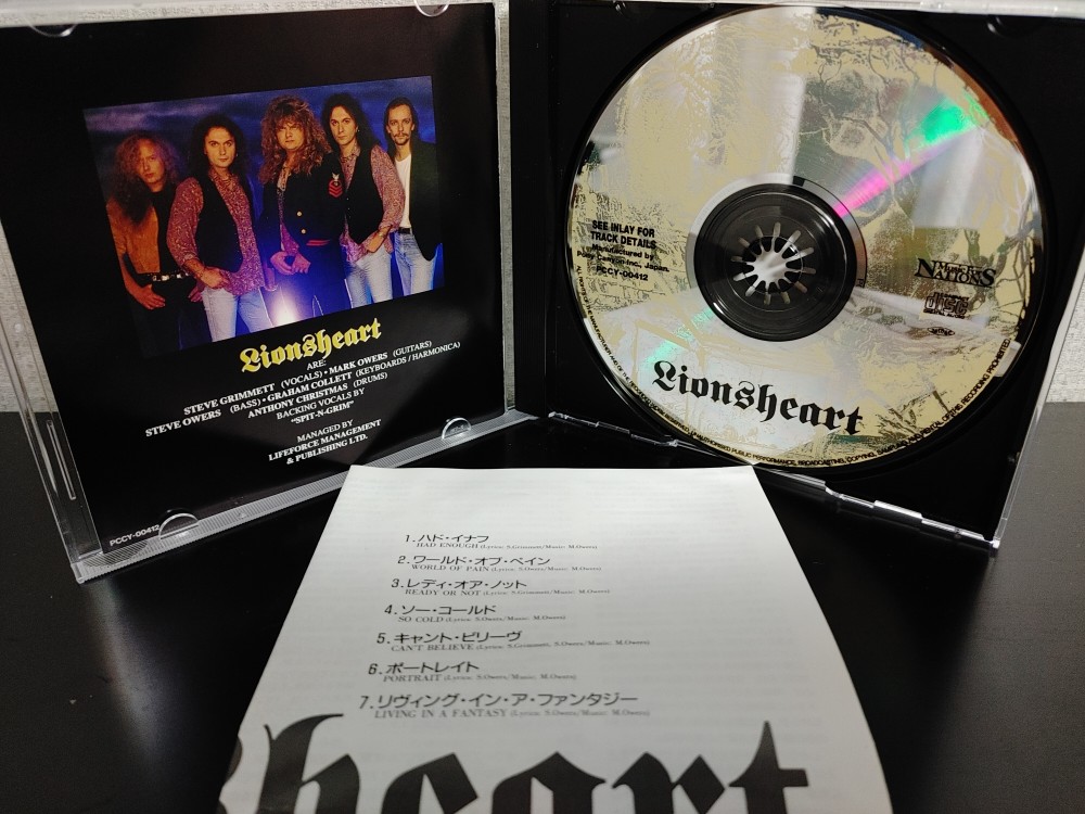 Lionsheart - Lionsheart CD Photo