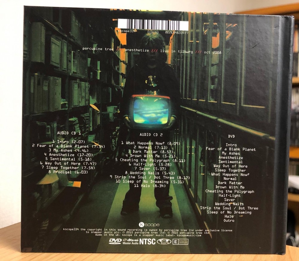 Porcupine Tree - Anesthetize CD, DVD Photo