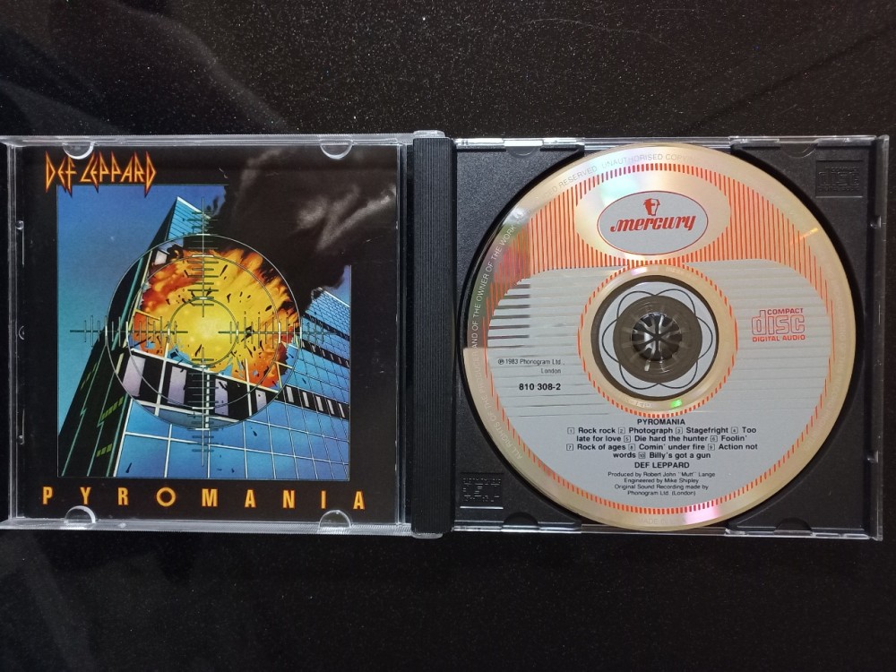 Def Leppard - Pyromania CD Photo