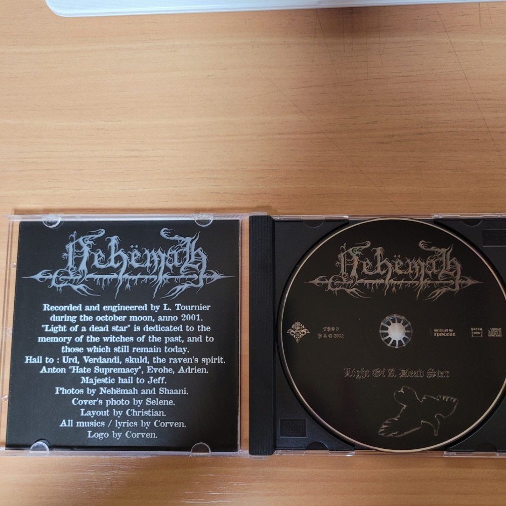 Nehemah - Light of a Dead Star CD Photo