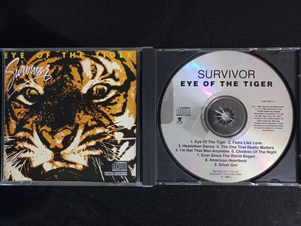 Survivor - Eye Of The Tiger 1982 CRC T10 8-TRACK TAPE