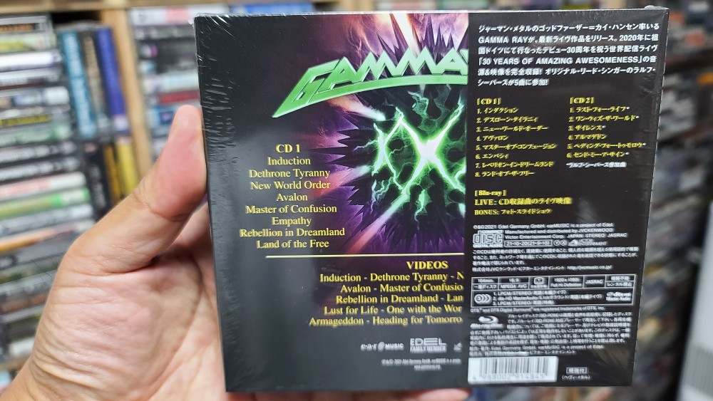 Gamma Ray - 30 Years Live Anniversary CD, Blu-ray Photo