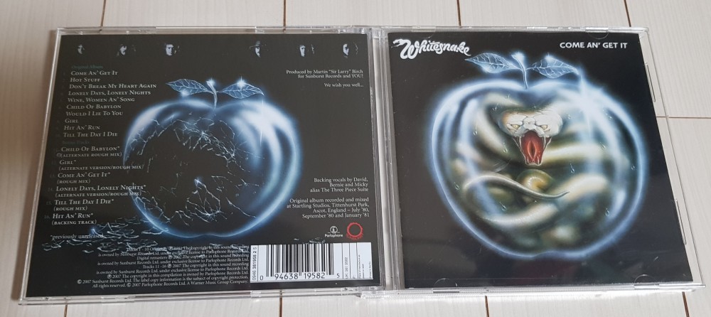 Whitesnake - Come an' Get It CD Photo