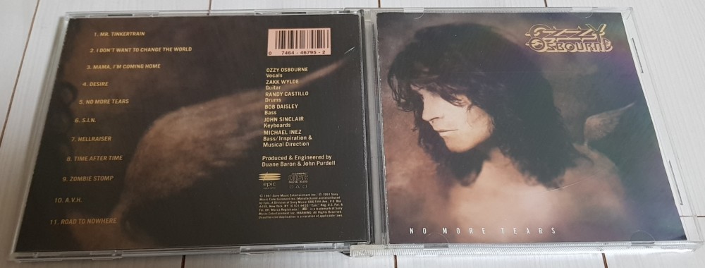Ozzy Osbourne - No More Tears CD Photo