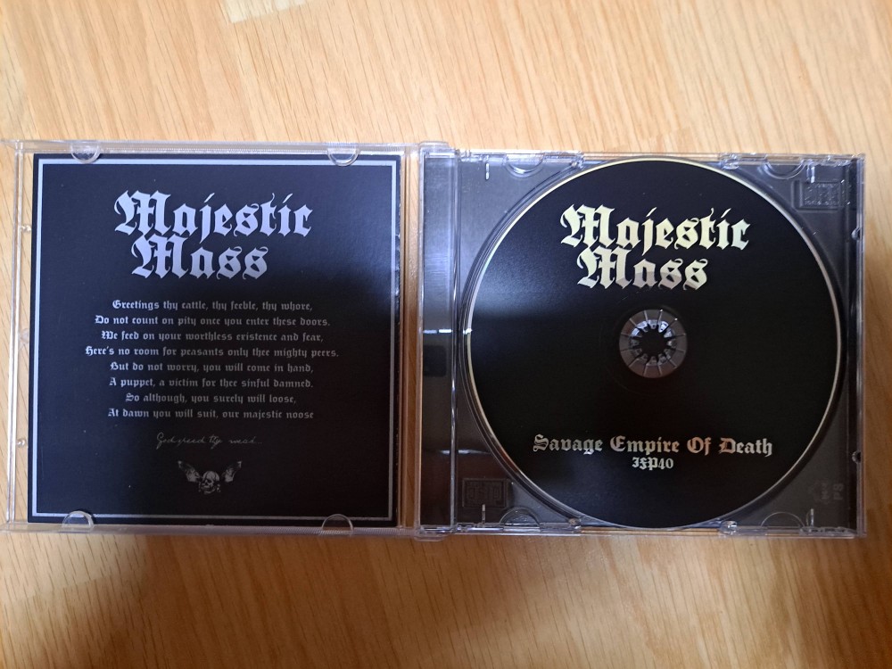 Majestic Mass - Savage Empire of Death CD Photo