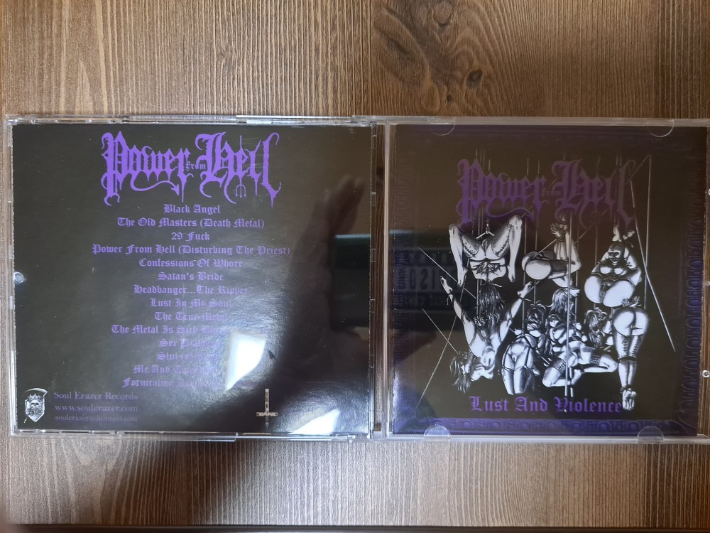 Power From Hell - Lust and Violence CD Photo