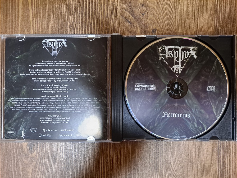 Asphyx - Necroceros CD Photo