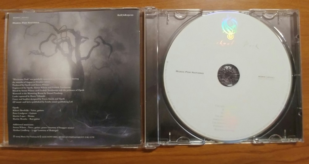 Opeth - Blackwater Park CD Photo