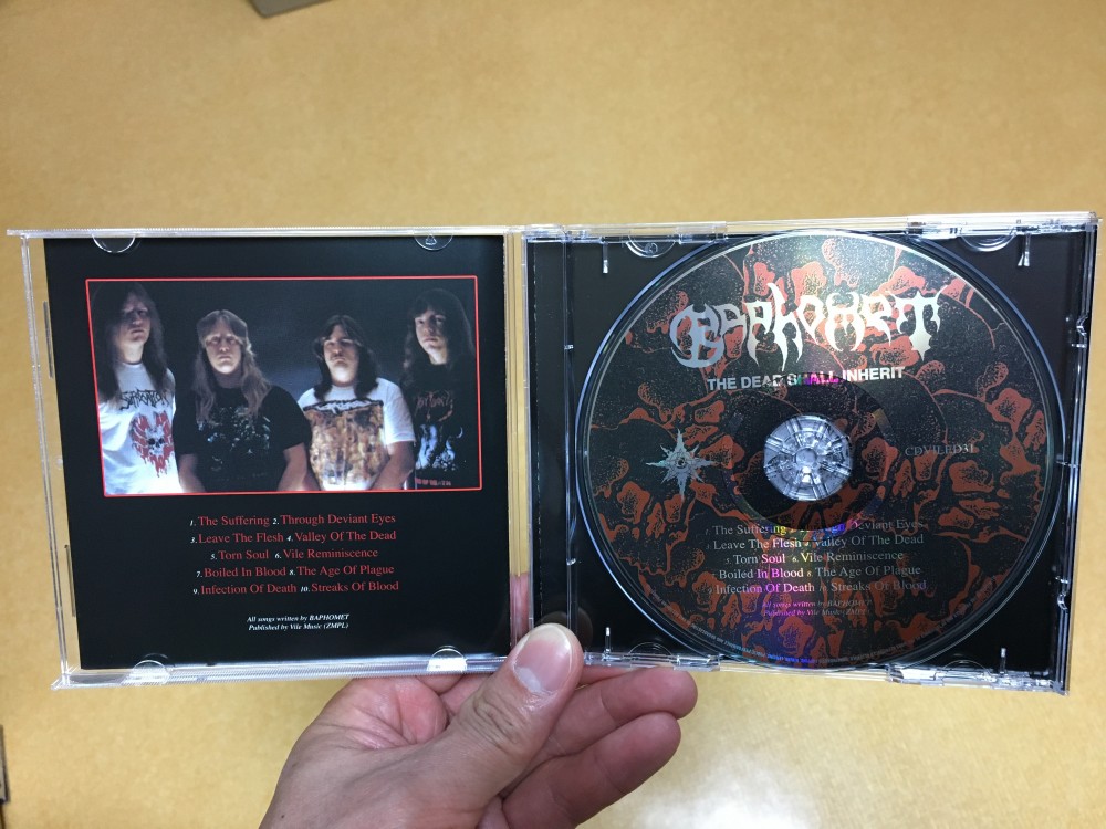Baphomet - The Dead Shall Inherit CD Photo