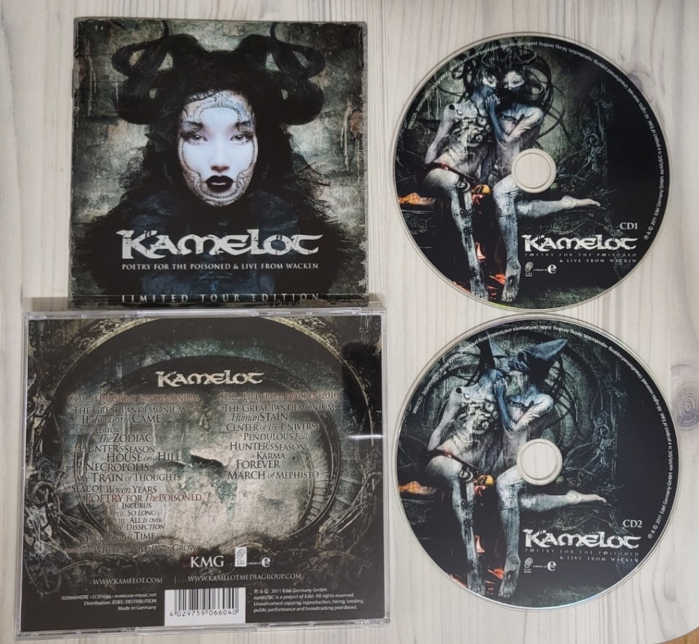 Kamelot - Poetry for the Poisoned CD Photo