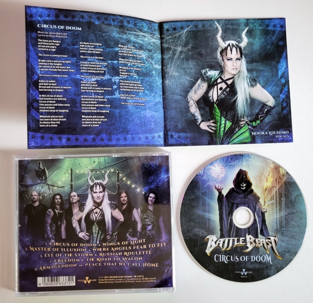 Battle Beast - Circus of Doom CD Photo